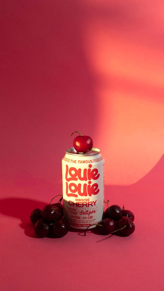 Louie Louie | Hibiscus Cherry | 6-pack