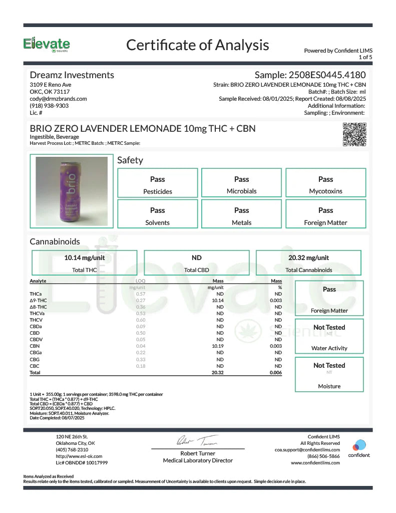 Brio | Lavender Lemonade