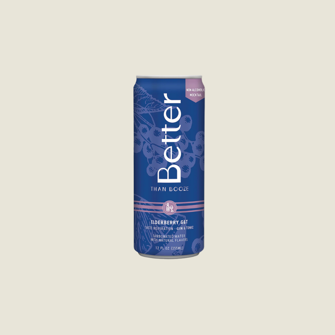 Better Than Booze | Non Alcoholic Elderberry G&T | 6-pack