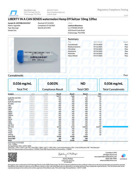 Liberty In A Can | Watermelon | 6-pack