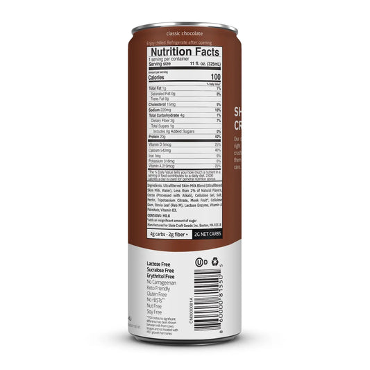 Slate | Classic Chocolate Milk Shake | 6-pack