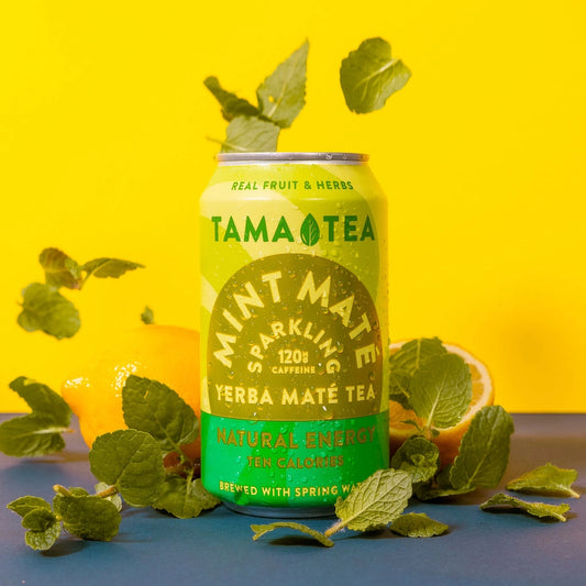 Tama Tea | Sparkling Mint Yerba Mate | 6-pack