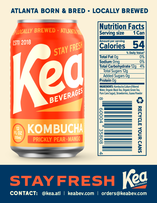 Kea Beverages | Prickly Pear & Mango