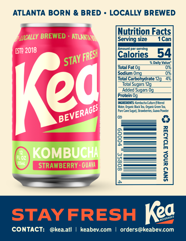 Kea Beverages | Strawberry Guava