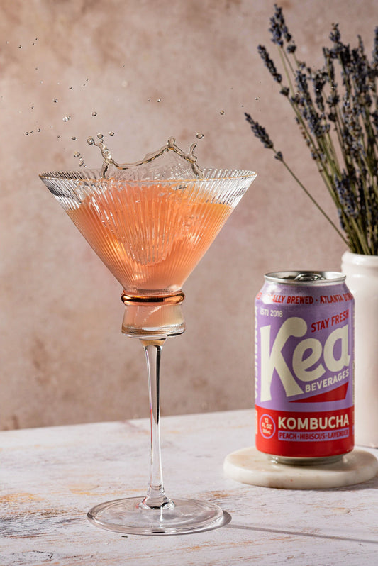 Kea Beverages | Peach, Hibiscus, & Lavender | 6-pack