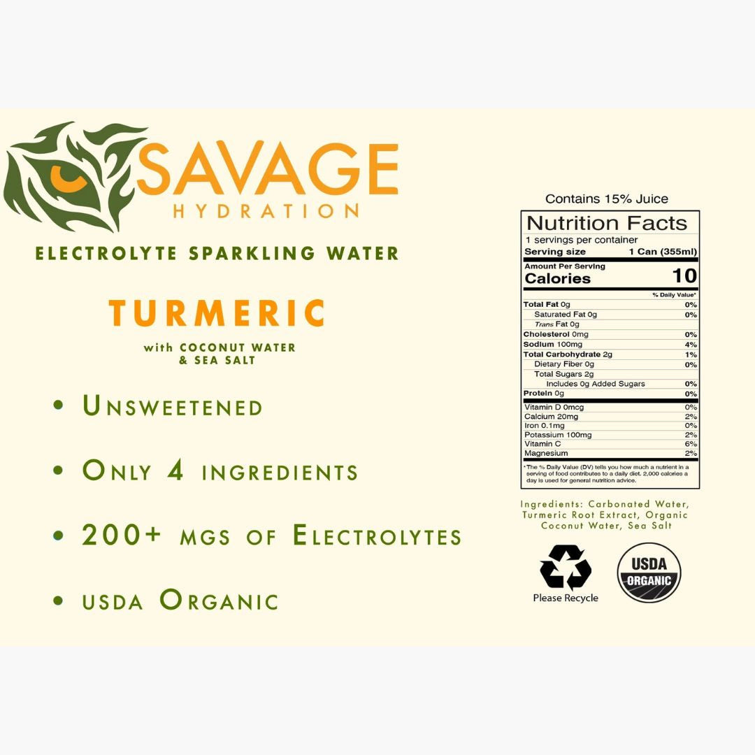 Savage Hydration | Turmeric