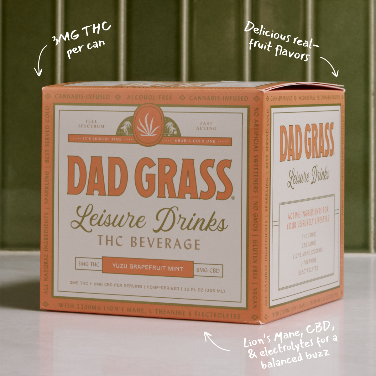 DAD GRASS | Yuzu Grapefruit Mint