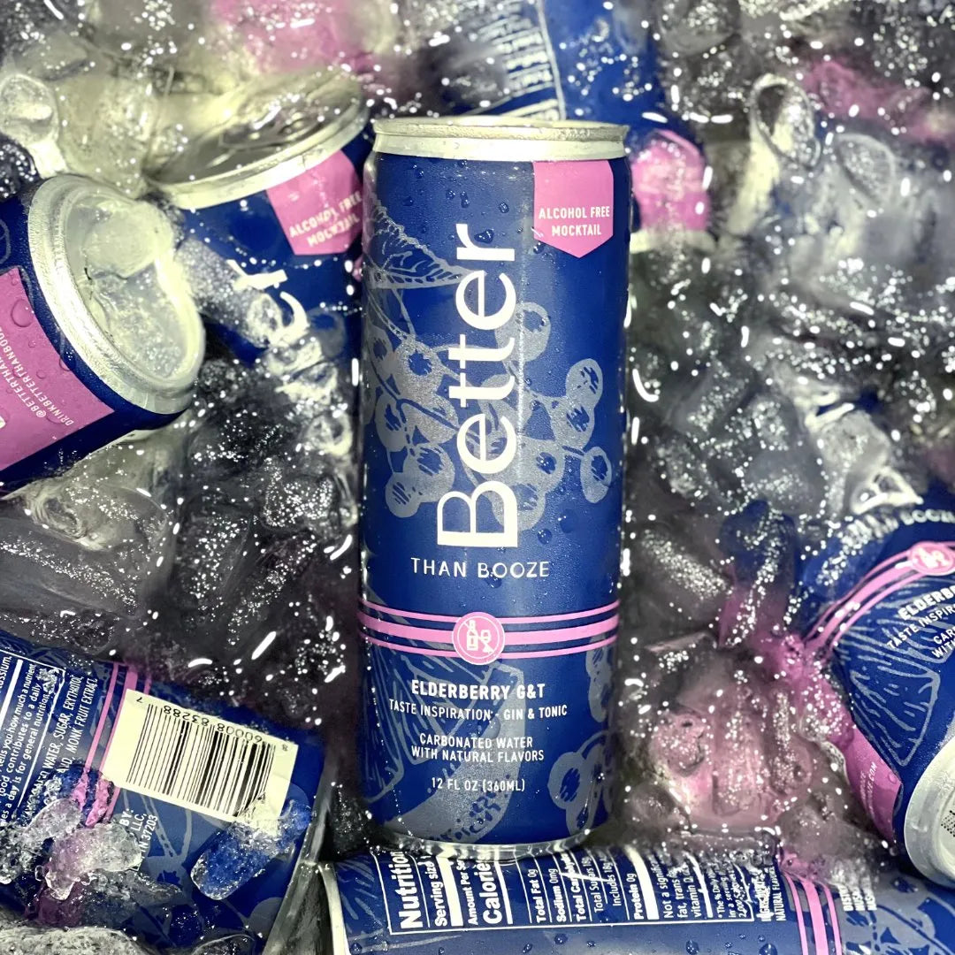 Better Than Booze | Non Alcoholic Elderberry G&T | 6-pack