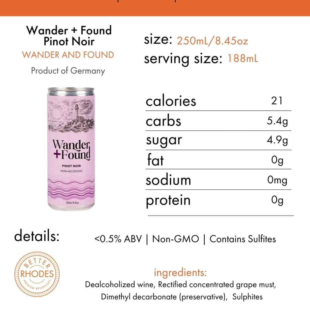 Wander + Found | Non-Alcoholic Pinot Noir