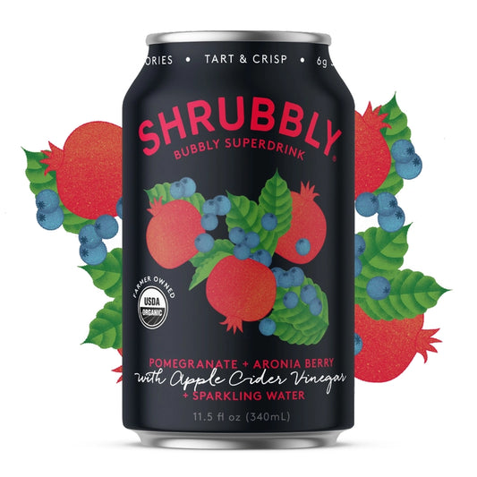 Shrubbly | Pomegranate & Aronia Berry | 6-pack