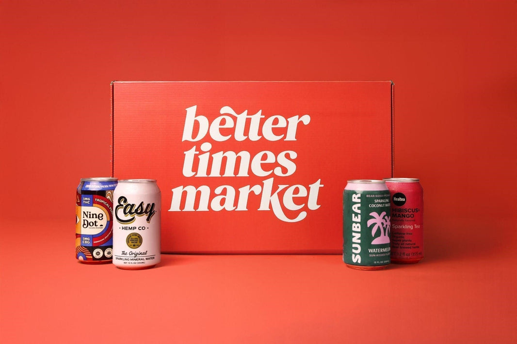 From Kombucha to THC Seltzers: The 6 Categories You’ll Find in a Better Times Box