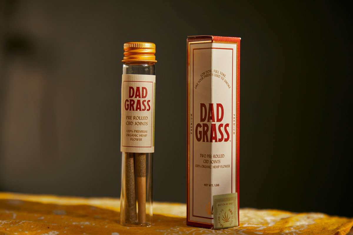 DAD GRASS | CBD Pre Rolled Hemp "Twoobie"-zoom-2