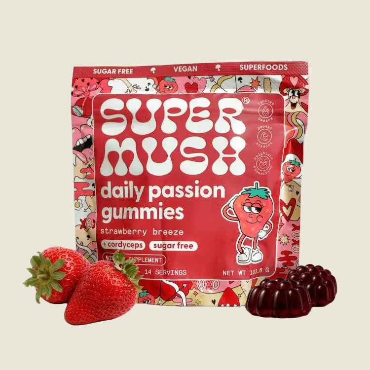 Super Mush | Daily Passion Gummies | 28 count