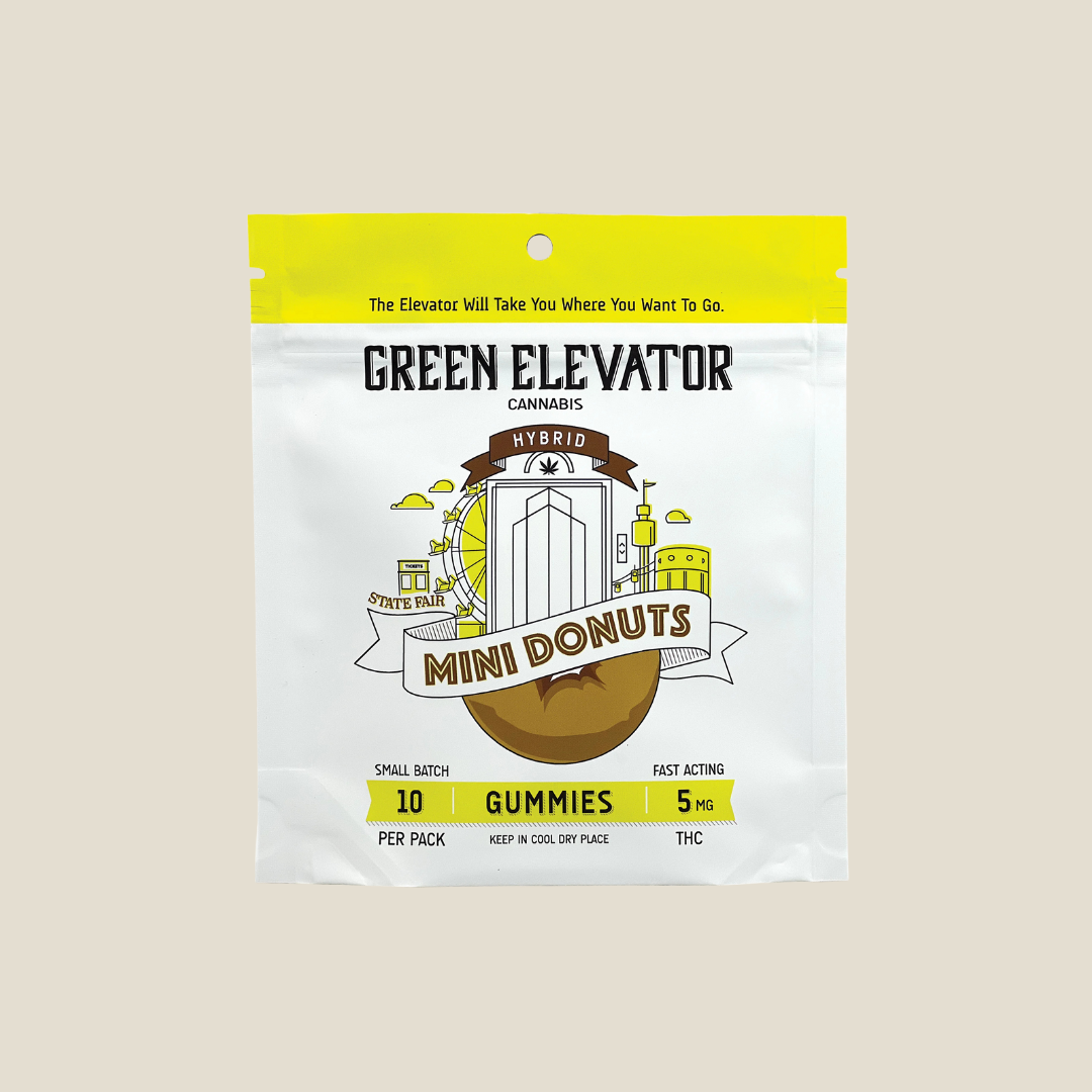 Green Elevator | Donuts Gummies 5mg
