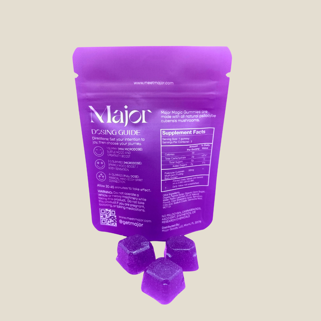 Major | Elderberry "Magic" Mushroom Gummies-zoom-2