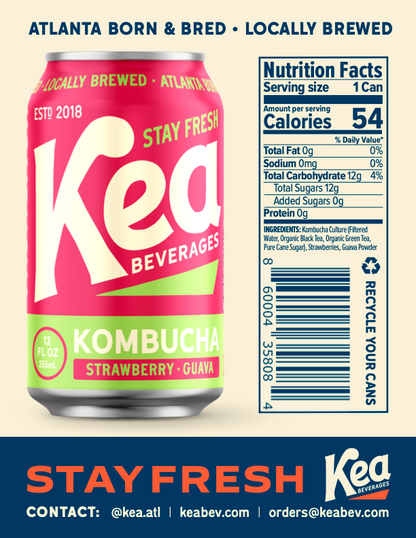 Kea Beverages | Strawberry Guava