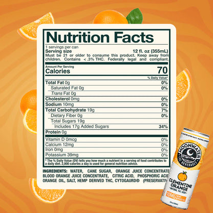 Moonwater | Clementine Orange | 6-pack