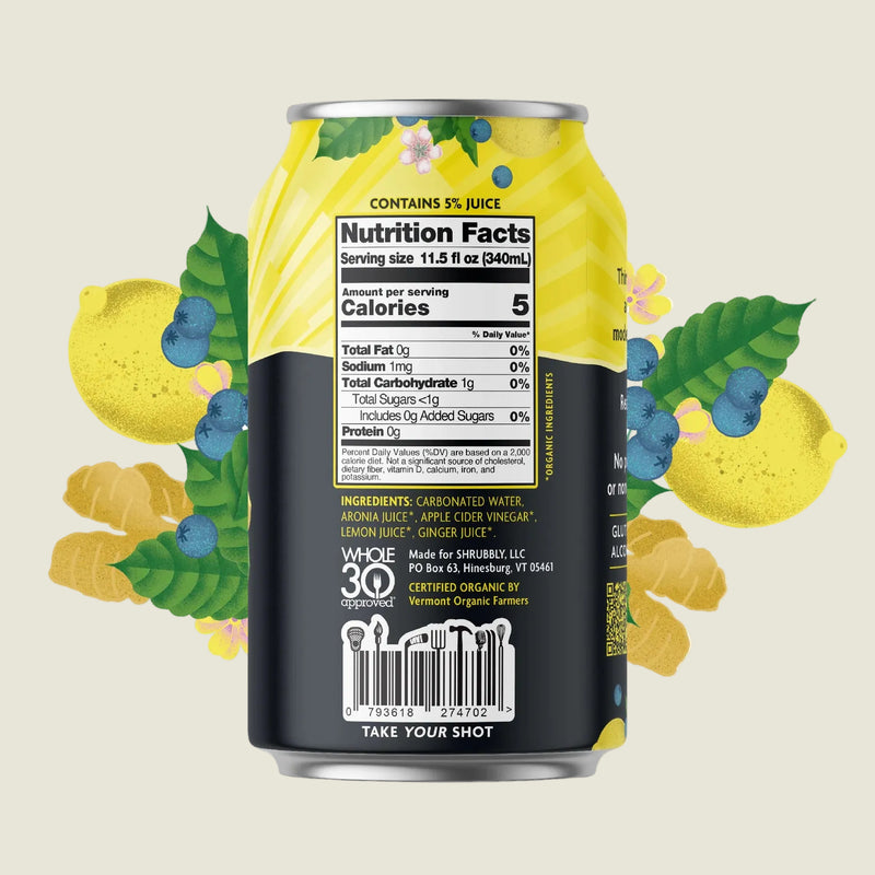 Shrubbly | Lemon, Ginger, & Aronia Berry-zoom-