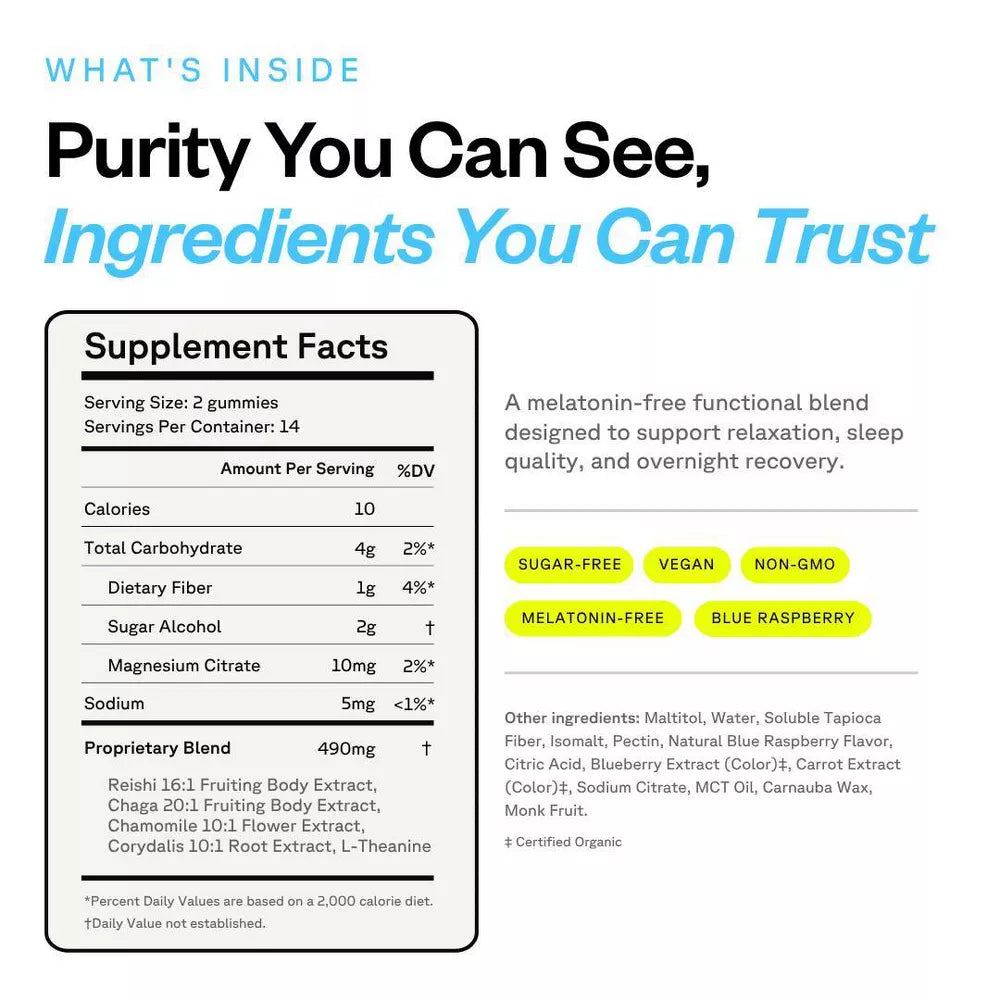 Super Mush | Daily Sleep Gummies | 28 count-zoom-2