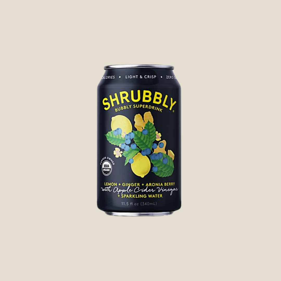 Shrubbly | Lemon, Ginger, & Aronia Berry
