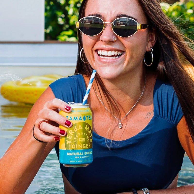 Tama Tea | Ginger Lemon Sparkling Yerba Maté-zoom-