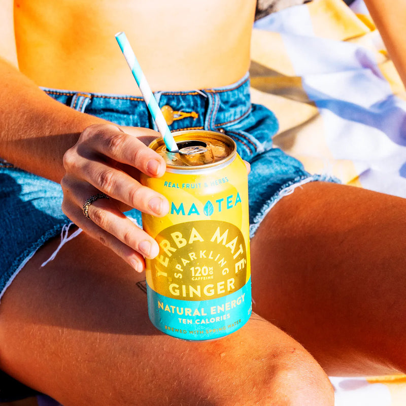 Tama Tea | Ginger Lemon Sparkling Yerba Maté-zoom-