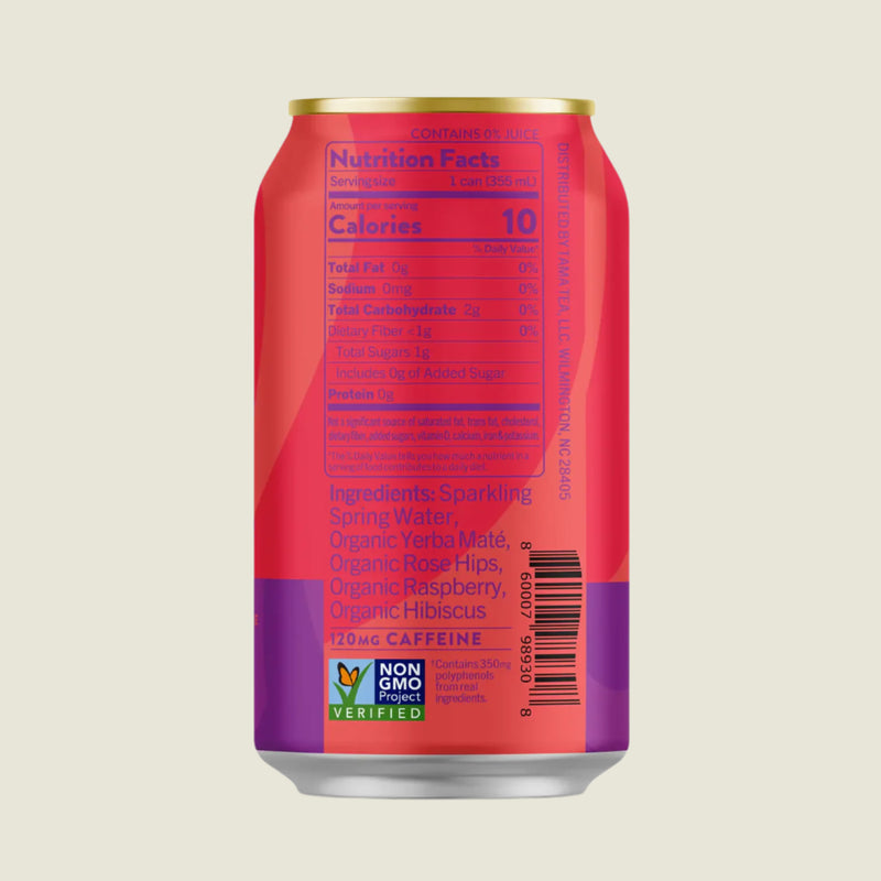 Tama Tea | Rose Lime Sparkling Yerba Maté-zoom-