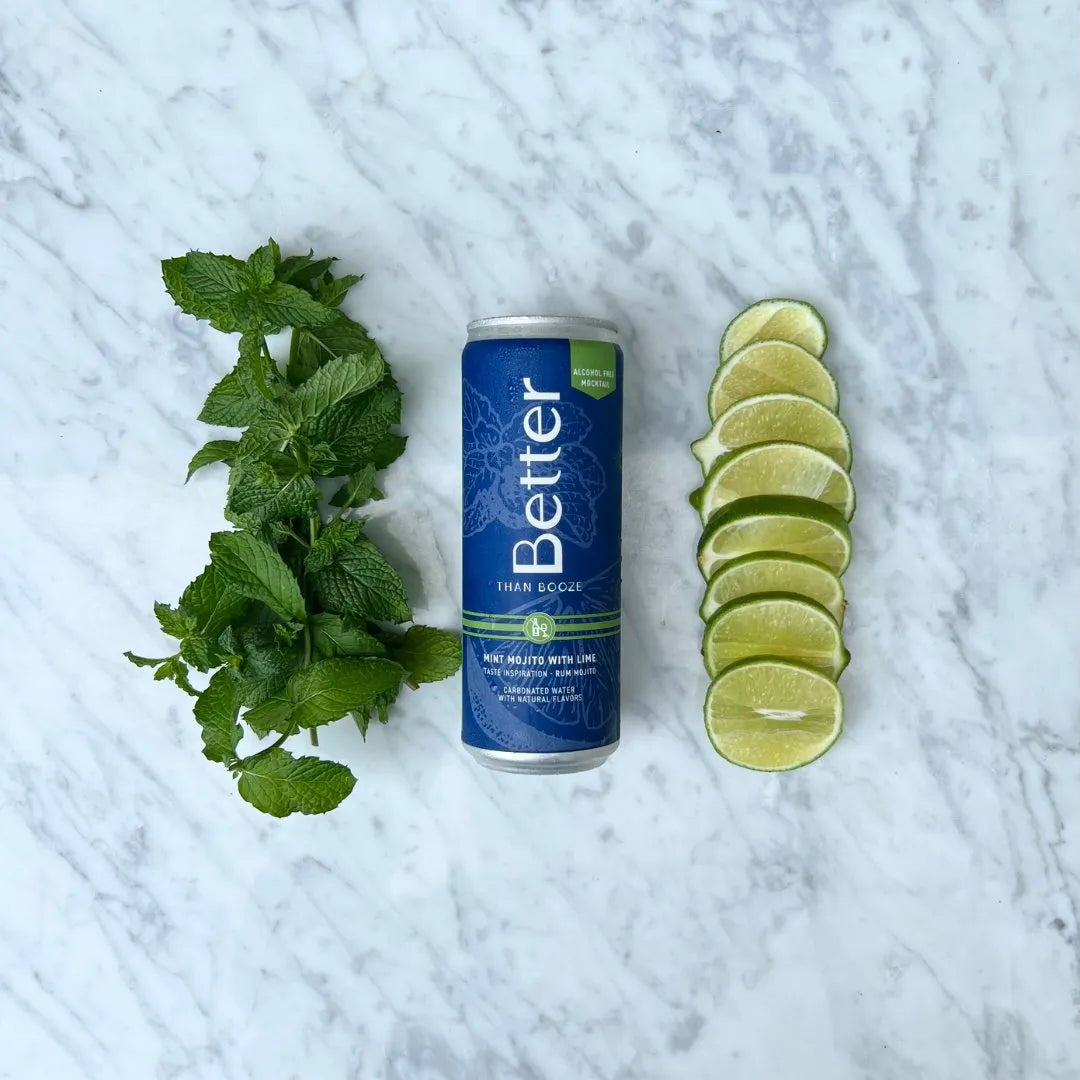 Better Than Booze | Non Alcoholic Mint Mojito with Lime Mocktail-zoom-3